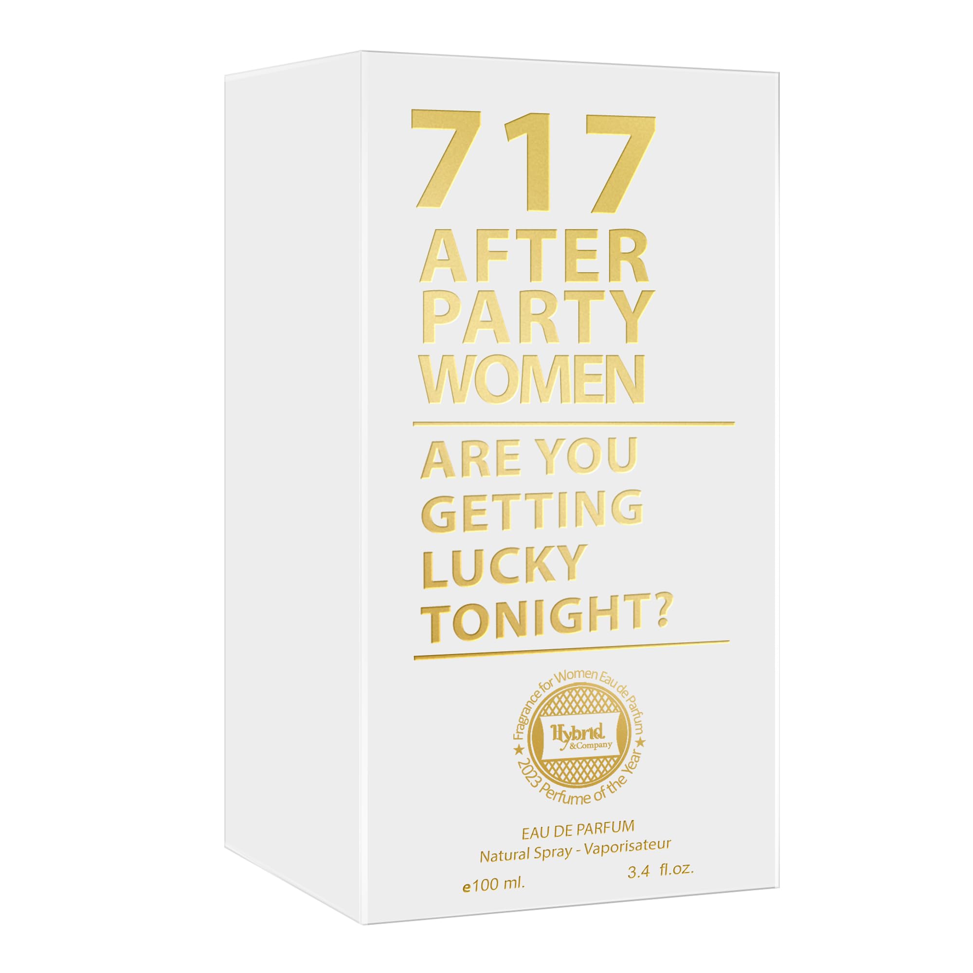 Hybrid & Company 717 After Party Women Eau De Parfum Natural Spray Fresh Floral Scent, 3.4 Fl Oz - Image 3