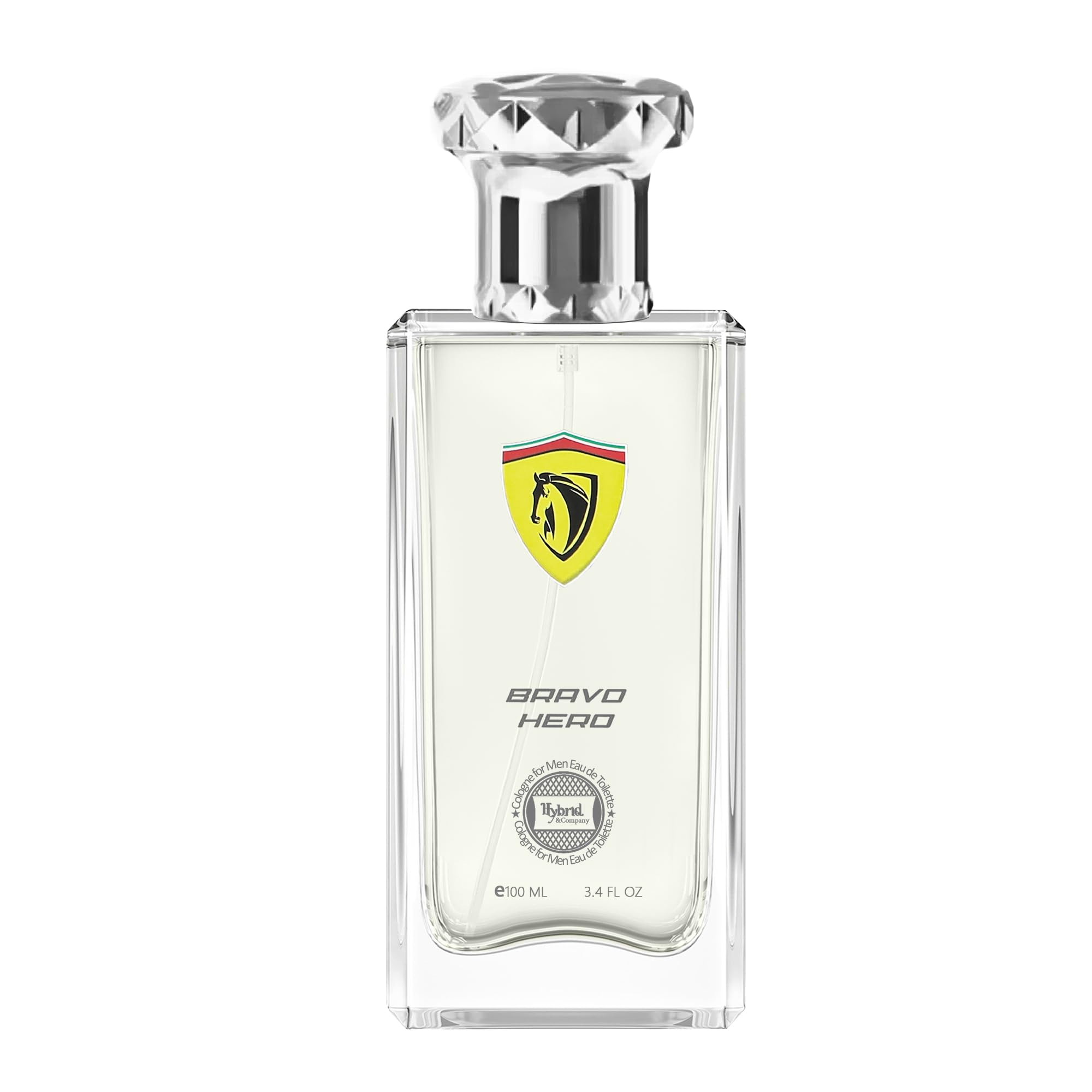 Hybrid & Company Bravo Hero Black Pour Homme For Men Eau De Toilette Vaporisateur Natural Spray 3.4 Fl Oz - Image 6