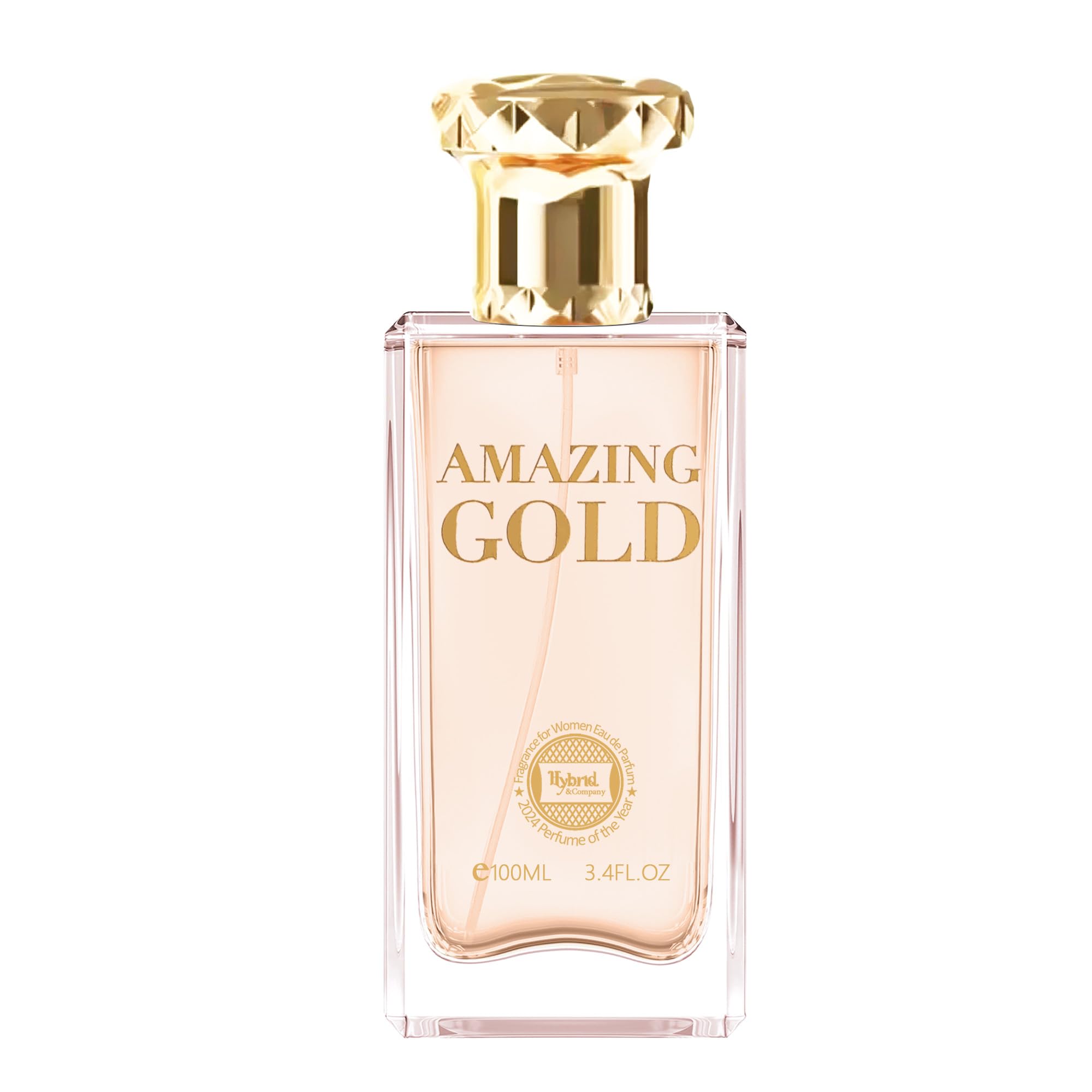 Hybrid & Company Women Amazing Glod Pour Femme Eau De Parfum Vaporisateur Natural Spray 3.4 Fl Oz - Image 5