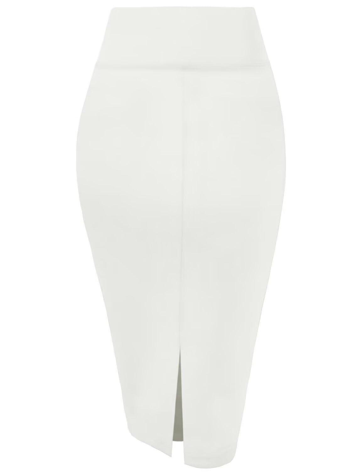 Hybrid & Company Womens Pencil Skirt Premium Nylon Ponte Stretch Office Made in The USA Below Knee - Image 4